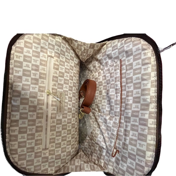 London Fog Brown and Tan Satchel - Picture 2 of 2